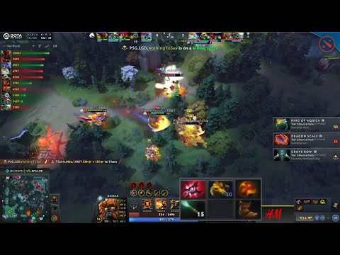 Team Spirit tries to kill NTS' Huskar with a fresh BKB