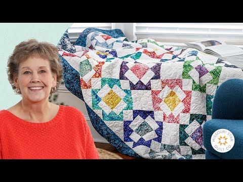 Make a "Big T Origami" Quilt with Jenny Doan of Missouri Star (Video Tutorial)
