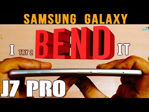 Samsung Galaxy J7 Pro BEND & Scratch TESTED (Durability Test) Premium Budget Phone 2017 How Durable? Video
