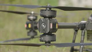 100kg payload test of HOBBYWING H13 coaxial propulsion system