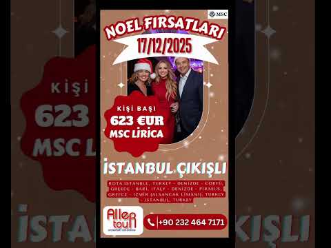 Thumbnail for NOEL DÖNEMİNDE 🚢MSC LIRICA🚢 #cruiselife #msccruises #gemituru #noel #christmas #cruisetatili