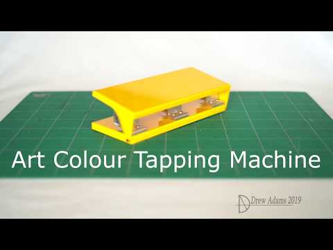 Art Colour Tapping Machine animation paper punch review