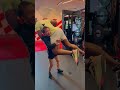 What happens when Zhang Weili & Francis Ngannou meet at the gym? ?