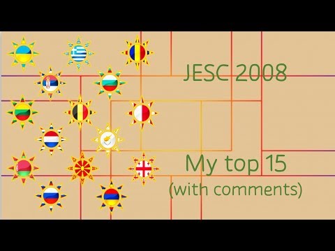 JESC 2008 - My Top 15 (with comments)