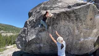 Video thumbnail de Master Work, V4. Lake Tahoe