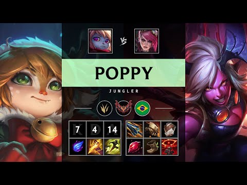 Poppy Jungle vs Vi - BR Grandmaster Patch 25.18
