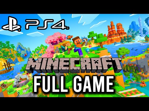 Minecraft PS4 Bedrock Edition - FULL GAME Walkthrough - No Commentary