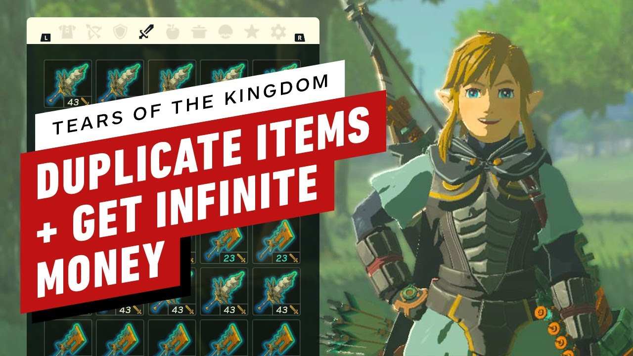 The Legend of Zelda: Tears of the Kingdom - MAJOR Cheat: Duplicate Items, Infinite Money