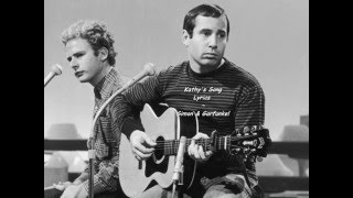 Kathy&#39;s Song - Lyrics - Simon &amp; Garfunkel