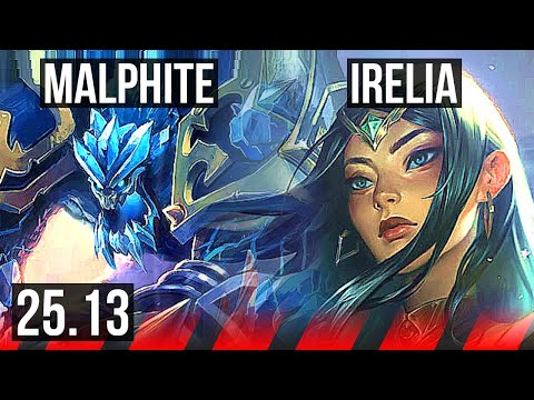 MALPHITE vs IRELIA (TOP) | 6/1/10 | EUW Challenger | 25.13