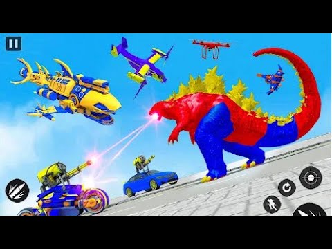 Dragon Robot Police Car | Rescue City Dragon Robot Android GamePlay | By Game Crazy