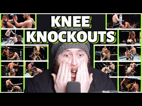 MMA GURU REACTS TO DEVASTATING KNEE KNOCKOUTS COMPILATION!