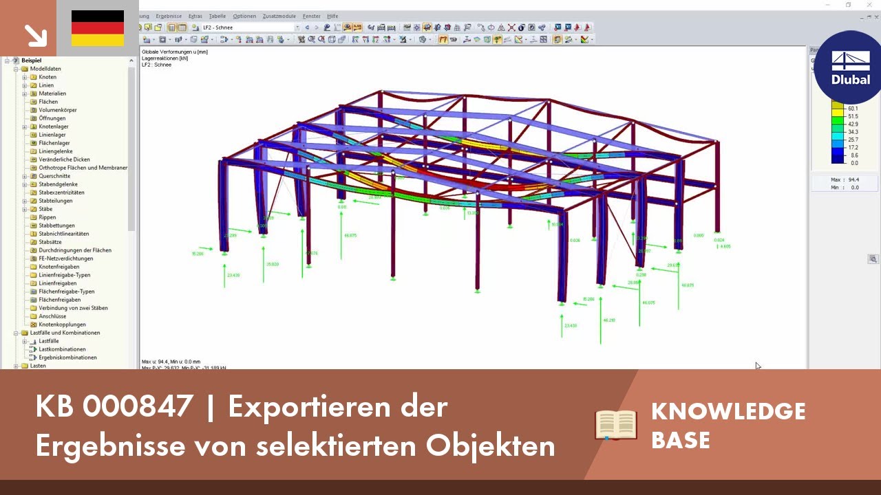 KB 000847 | Exportieren der Ergebnisse von selektierten Objekten