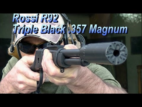 Rossi R92 Triple Black review. Lever gun gold or just lead weight? 