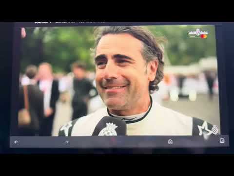 Goodwood Festival of Speed tribute to racer Gil de Ferran