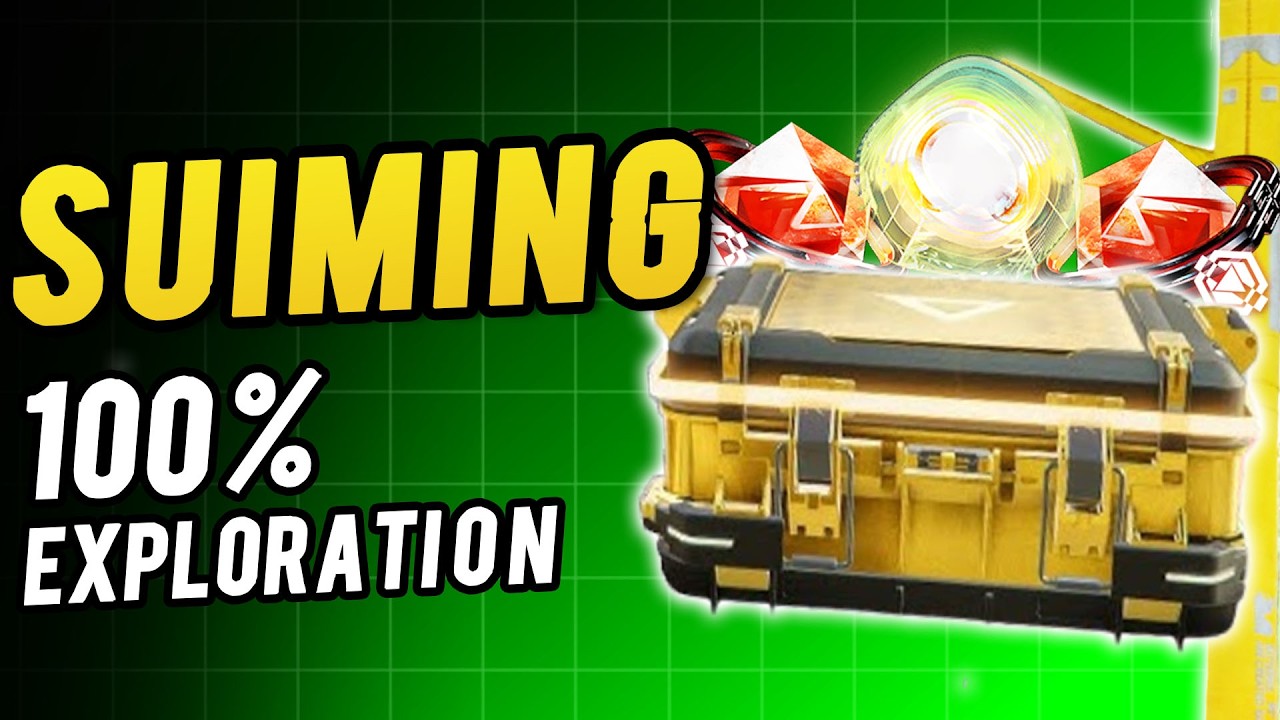 Suiming  100% Exploration Map ~ All Chest Location |Arknights Endfield