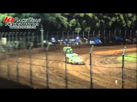 V8 Dirt Modifieds - Heat 8 - Queensland Title - Kingaroy Speedway - 14.04.12