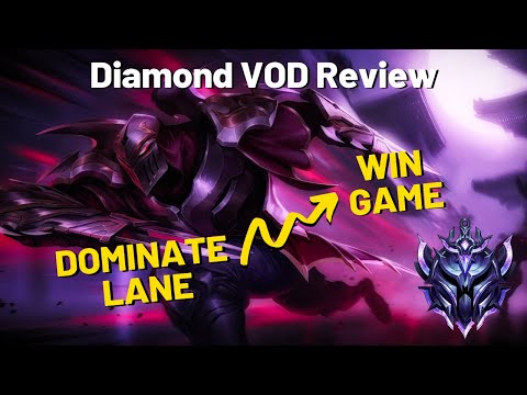 How To Consistently Transition From Laning Phase To Mid Game (Diamond VOD REVIEW)