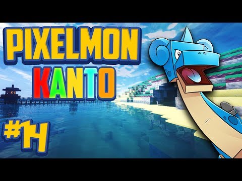 Minecraft Pixelmon Kanto Edition "Surfin Lapras!" - Episode 14 (Minecraft Pokemon Mod)