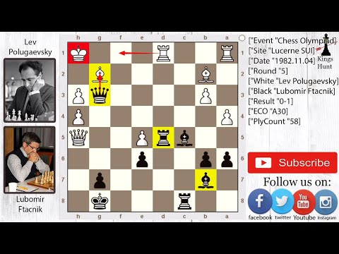 Superb Queen sacrifice against Soviet Chess Champion Lev Polugaevsky (1982) | Chess Olympiad