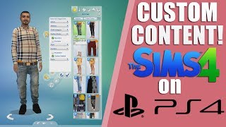 CUSTOM CONTENT/MODS THE SIMS 4 PS4!! HOW TO/Tutorial & Lets Play