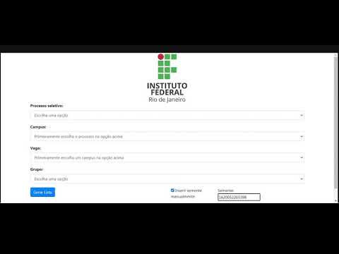 Demonstração de uso da numeração "Semente" para auditoria de sorteios públicos