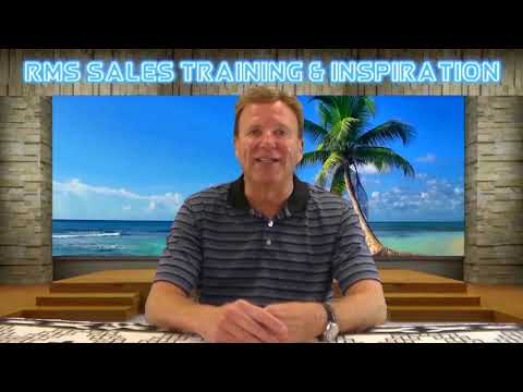 RMS Sales Training & Inspiration EP 85 ~ Make every second count. This is your time. Use it wisely.