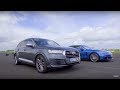 Drag Race! Audi SQ7 Vs Porsche Panamera | Top Gear