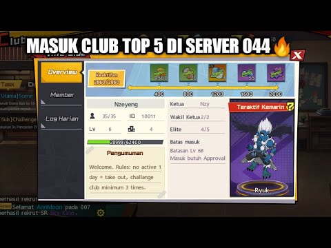 MASUK CLUB 5 BESAR DI SERVER 044 + BAHAS ARENA CLUB!!! One Punch Man The Strongest Man