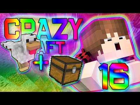 Minecraft: CHICKEN CHEST MOD! Crazy Craft 2.0 Modded Survival w/Mitch! Ep. 16 (Crazy Mods)