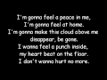 Blue October - It's just me with lyrics