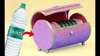 Easy Best Out of Waste Craft Idea | Plastic Bottle Bangles Stand | Recycled Craft