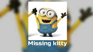 Cover art for missing kitty (sped up)