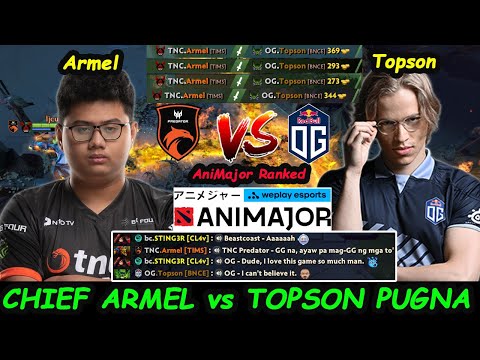 Armel vs Topson  - MIDLANE BATTLE TNC OG beastcoast Pub Game Animajor Ranked Dota 2 Server EU