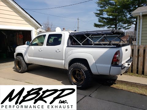 Tacoma MBRP Turn Down Exhaust Install