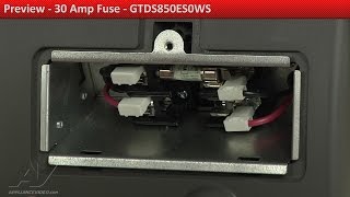 GE Dryer - No Power on the Console - 30 Amp Fuse Repair and Diagnostic