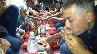 Как приготовить куурдак / Iftar  in a Russian Village Mosque