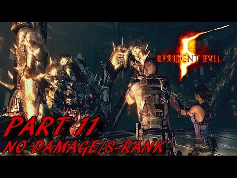 Resident Evil 5 HD Walkthrough S-Rank Part 11 - Underground Garden - No Damage