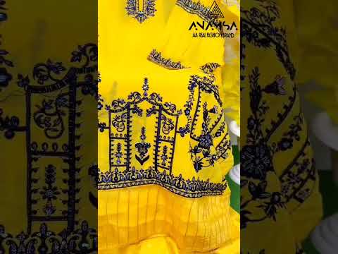 Anamsa 228 Heavy Pure Georgette Wholesale Pakistani Suit – product video thumbnail