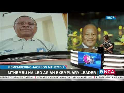 Mthembu hailed as an examplary leader
