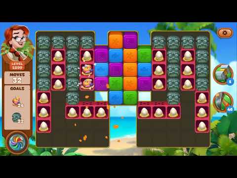 Lost Island Blast Adventure Level 1899 NO BOOSTERS - A S GAMING ✔️