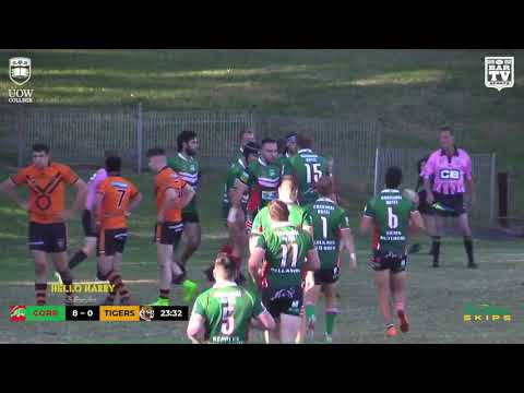 2018 IDRL 1st Grade Round 9 Highlights - Corrimal Cougars Vs Helensburgh Tigers