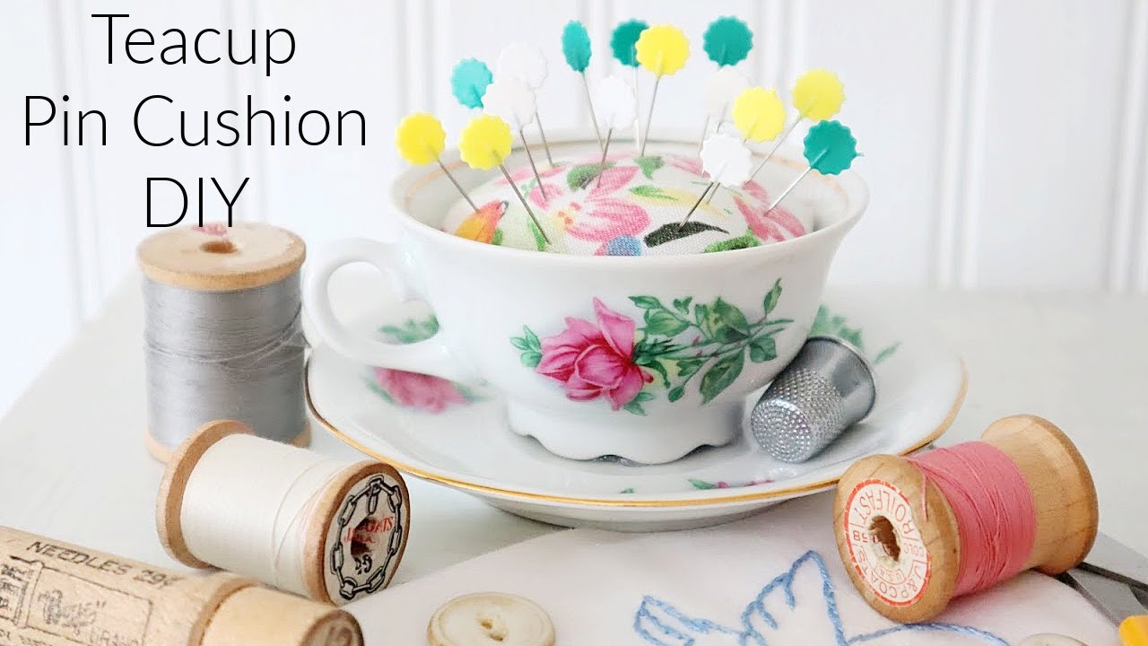 Teacup Pin Cushion DIY