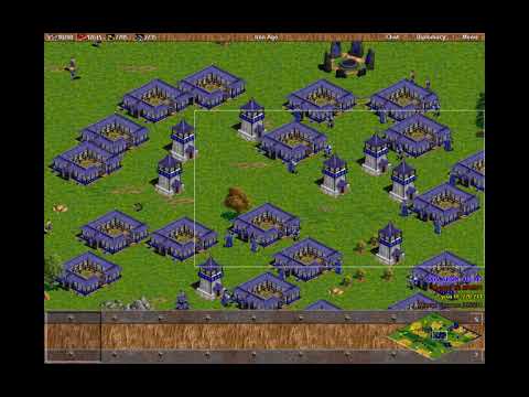 Age of Empires: Choson. Taking out 1 vs 3 CPU on hardest in 30 minutes.