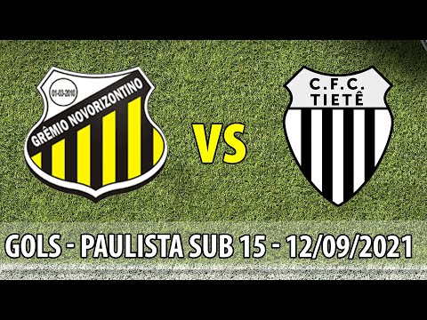 GOLS - Paulista 2021 Sub 15  - Novorizontino x Comercial Tiete (12/09/2021)