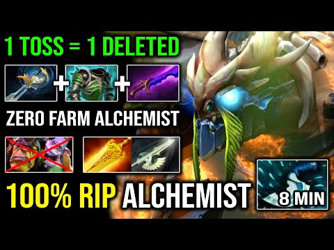 How to 100% Bully Alchemist From Mid & Not Allow Him to Farm with 8 Min Dagger Tiny EZ Dota 2