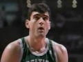 Stojko Vrankovic Hook Shot In 1991 NBA Playoff