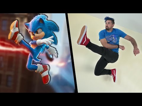 Stunts From SONIC In Real Life (Sonic The Hedgehog Movie)