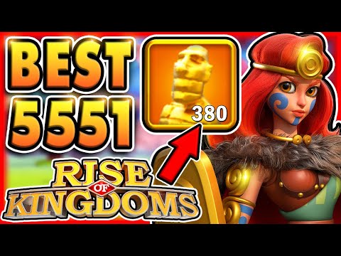 Best 5551 Legendary Commanders in Rise of Kingdoms 2023! F2P