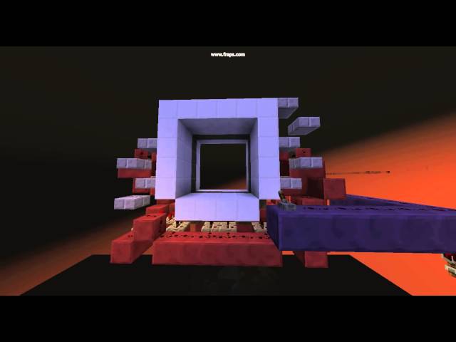 4x4 piston door Minecraft Map
